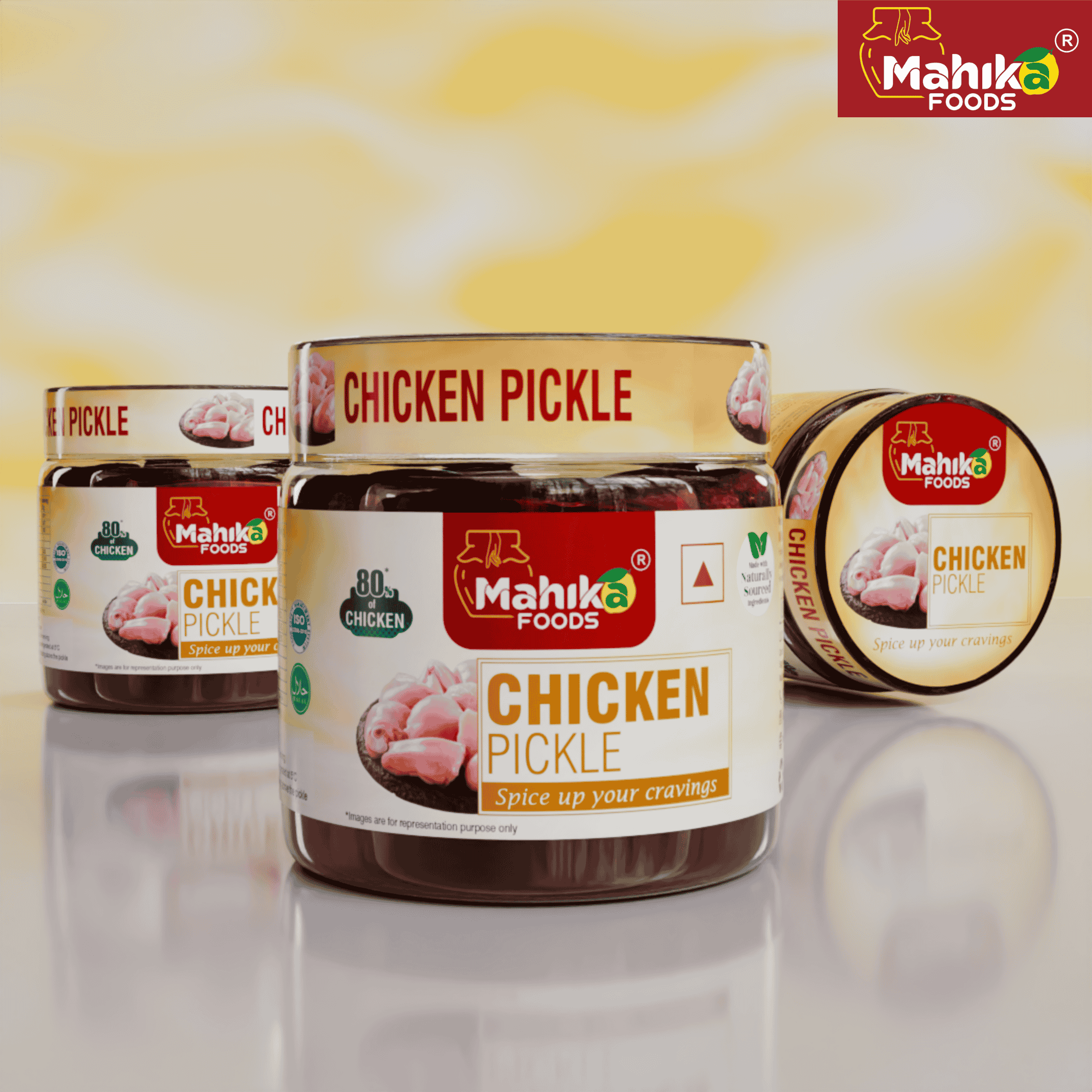 Traditional Skinless Chicken Pickle (With Bone)
